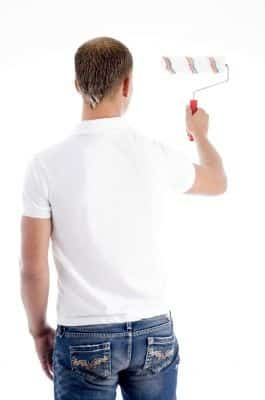 homme peinture