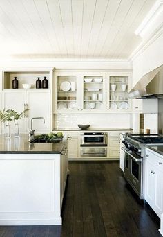 parquet contrasté cuisine