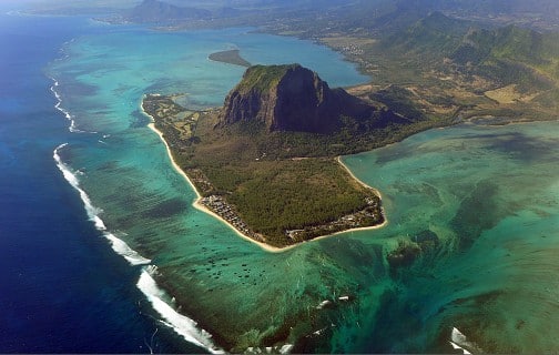 ile maurice vue du ciel